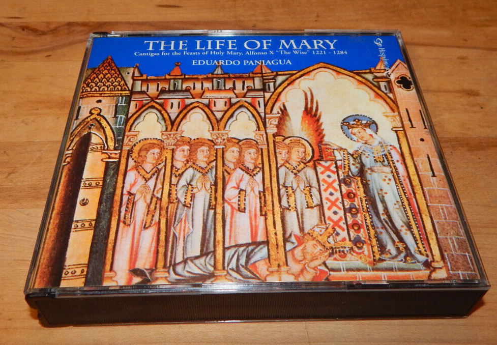 The Life of Mary, Eduardo Paniagua Sony 2 CD Set Excellent