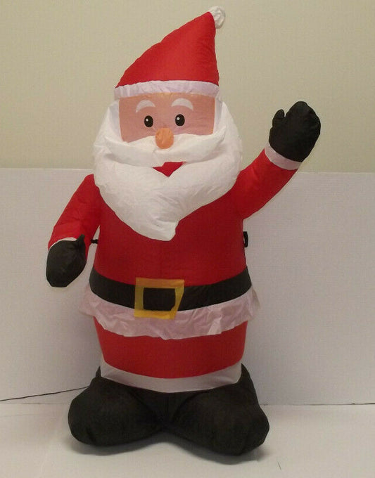 Gemmy 3ft Airblown Inflatable SANTA CLAUS Lights Up No Ropes or Stakes