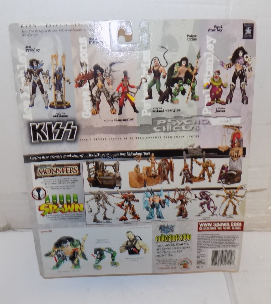 KISS PSYCHO CIRCUS Peter Criss The Animal Wrangler Action Figure McFarlane 1998