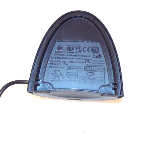 Logitech C-AU4-DUAL USB Receiver For Cordless Mouse and Keyboard 830782-0000