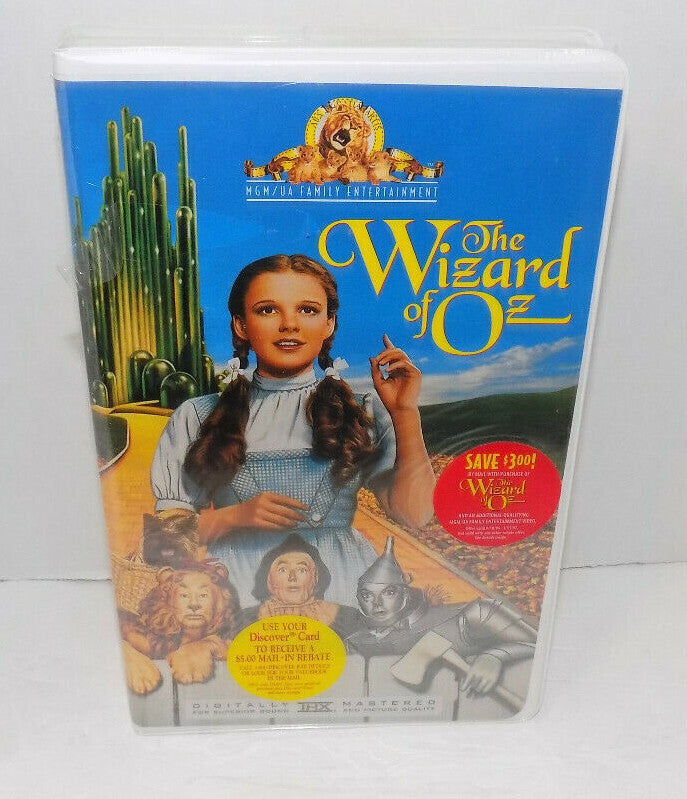 The Wizard of Oz VHS Tape New Sealed Clamshell