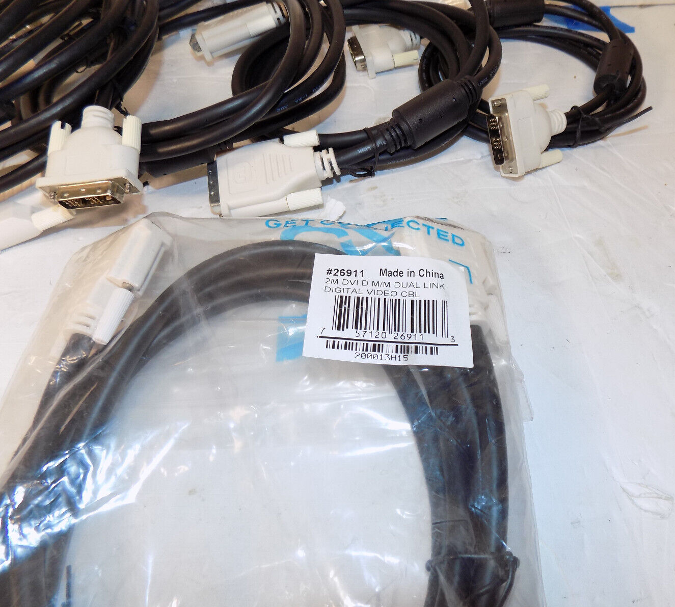 Lot Of 6 DVI-D Cables AWM Style 20276 Male To Male 5 Single link 1 Dual Link