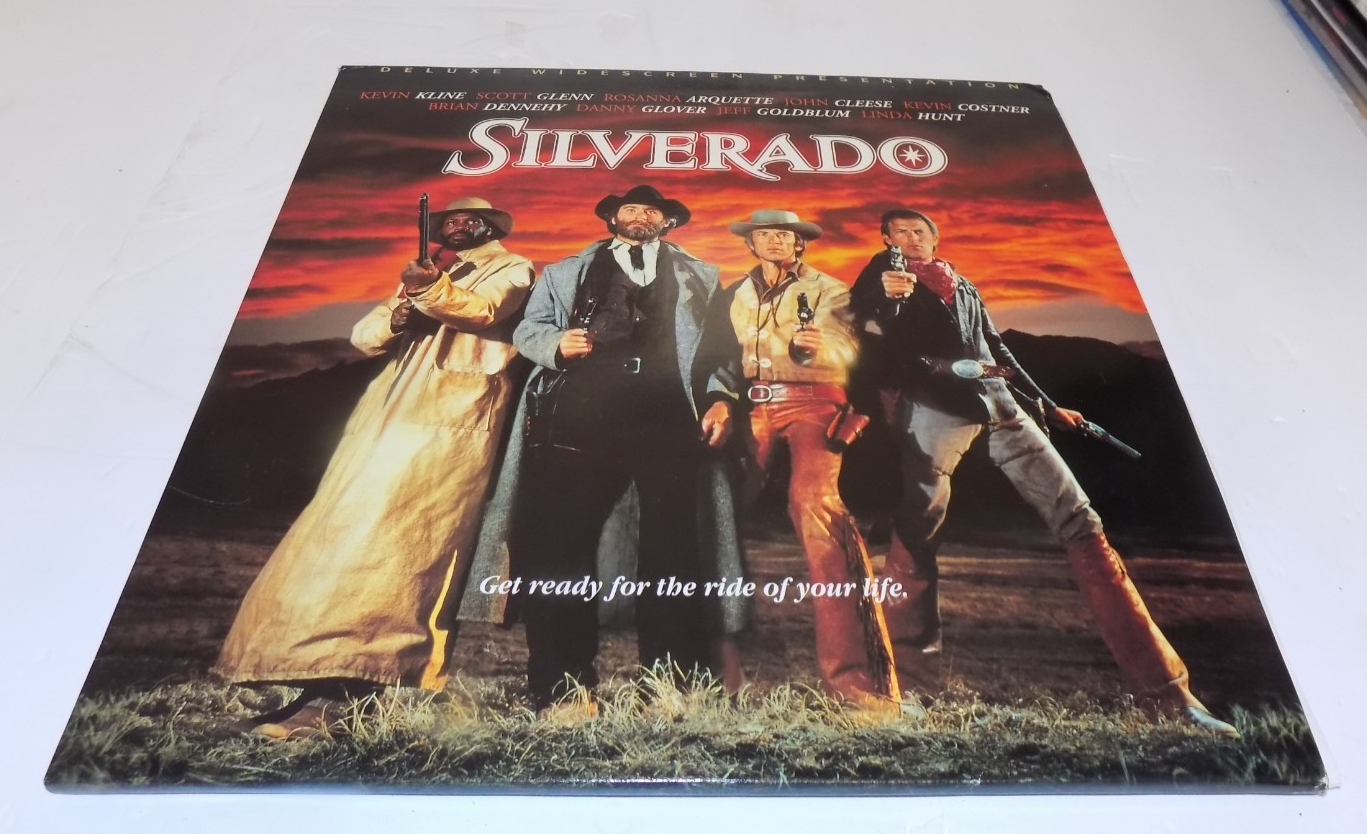 Silverado Laserdisc LD Widescreen Movie Kevin Kline Scott Glenn Rosanna Arquette