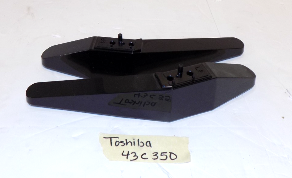 Toshiba 43C350LU 43" TV Stand Legs No Screws