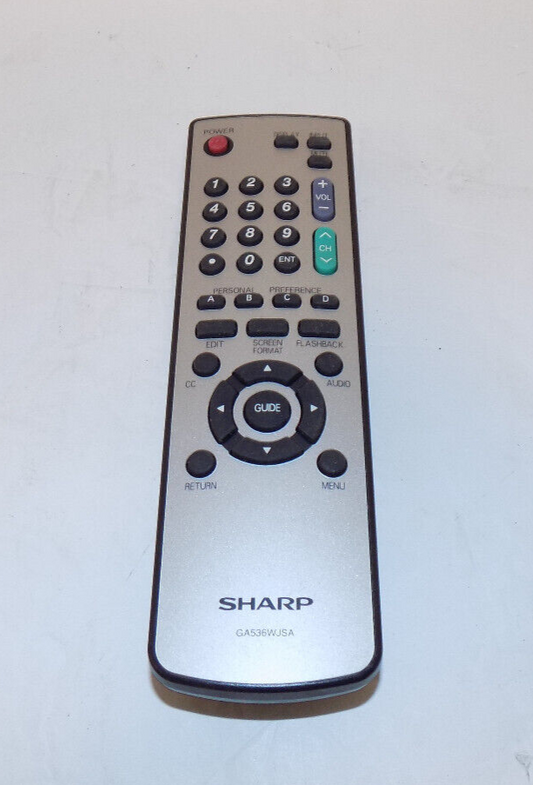 Genuine Sharp LCD TV Remote Control Model GA536WJSA
