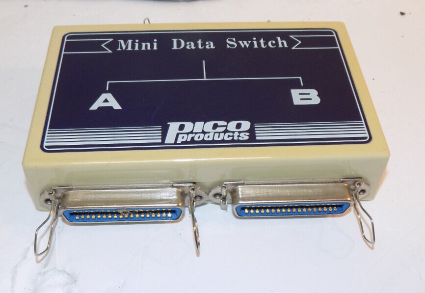 Pico Mini Data Switch 2-Port Transfer Parallel Port A/B Switch 25-Pin Serial