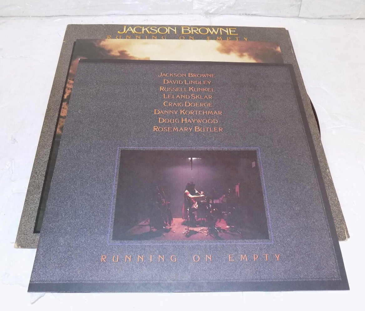 Jackson Browne Running On Empty Vinyl LP 6E-113 1977 Elektra/Asylum Records