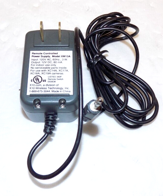 X10 XM134A 3W Remote Controlled Power Supply 12V XC14A XC17A XC18A XC19A Cameras