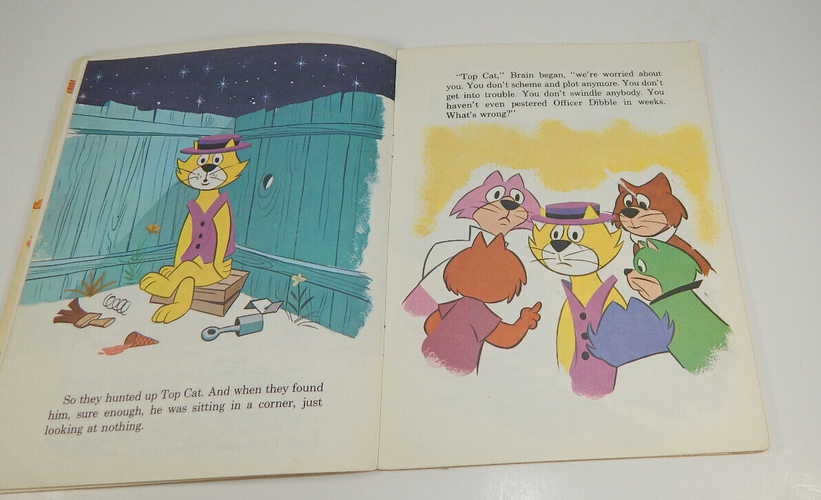 Vintage 1972 Durabook Top Cat Candidate for Mayor Hanna-Barbera