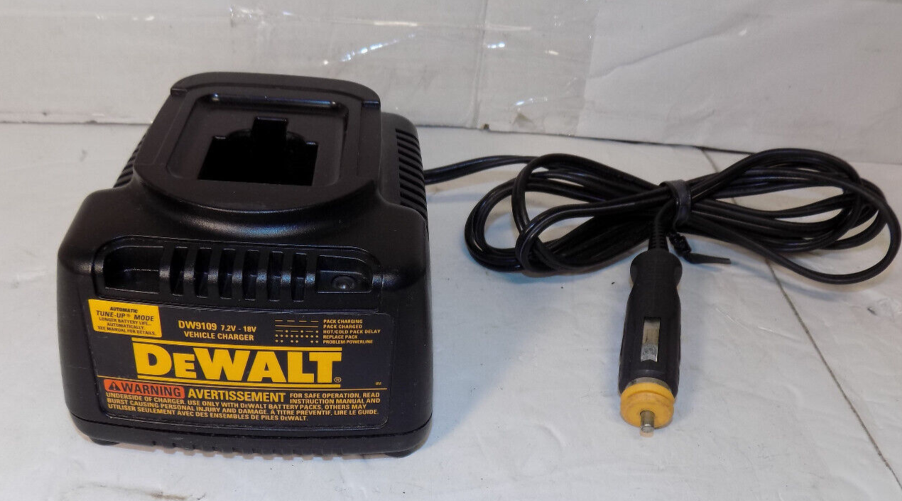 DEWALT DW9109 7.2v - 18v NiCd/NiMH 1 Hour Car Truck Vehicle Battery Charger
