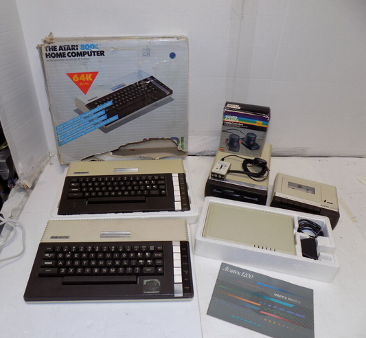 2 Atari 800XL Systems with Accessories Untested