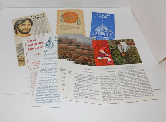 Vintage Lof Of 10 Prayer Cards Various Ephemera