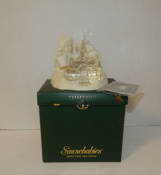 Snowbabies Build Your Own Castle Figurine Snowbaby & Penguin Dept 56 2003