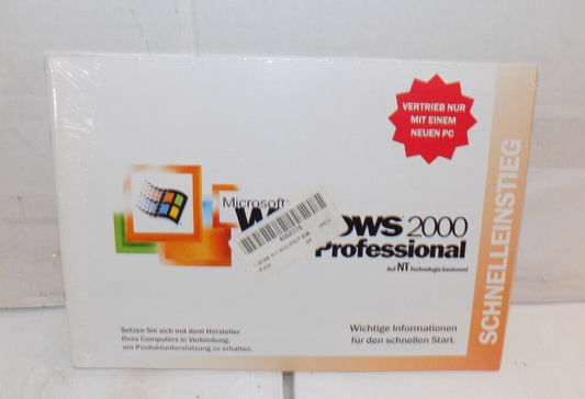 German Version Microsoft Windows 2000 Professional Service Pack 1