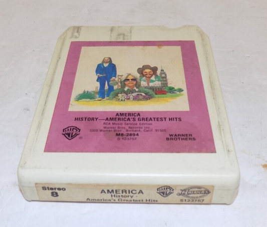America History America's Greatest Hits 8 Track S123757 Warner Bros