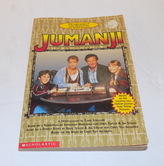 JUMANJI movie softback storybook  1995 TriStar ROBIN WILLIAMS