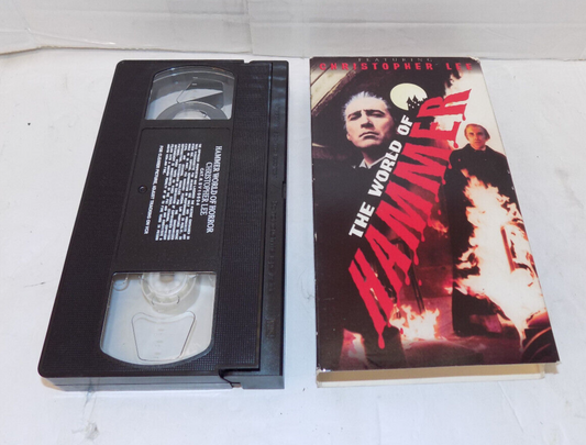 The World of Hammer Documentary VHS Christopher Lee 1990
