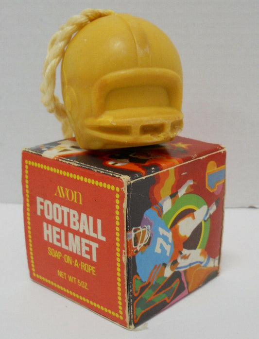 Avon Football Helmet Soap on a Rope 5 oz Bar