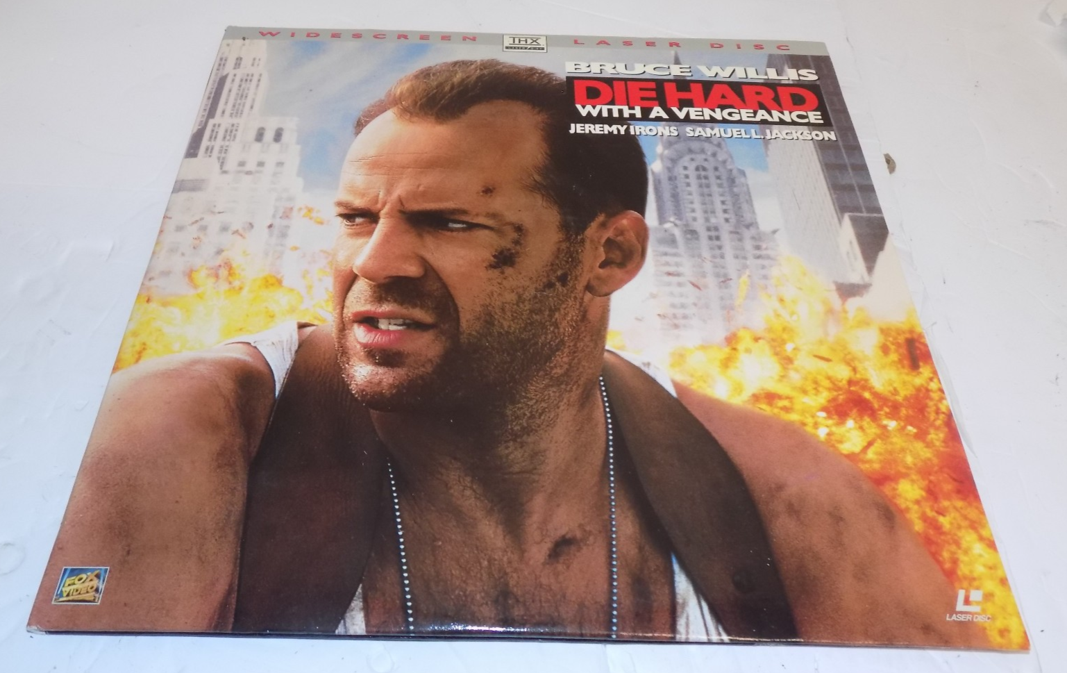 Die Hard With A Vengeance LaserDisc LD Widescreen Movie with Bruce Willis
