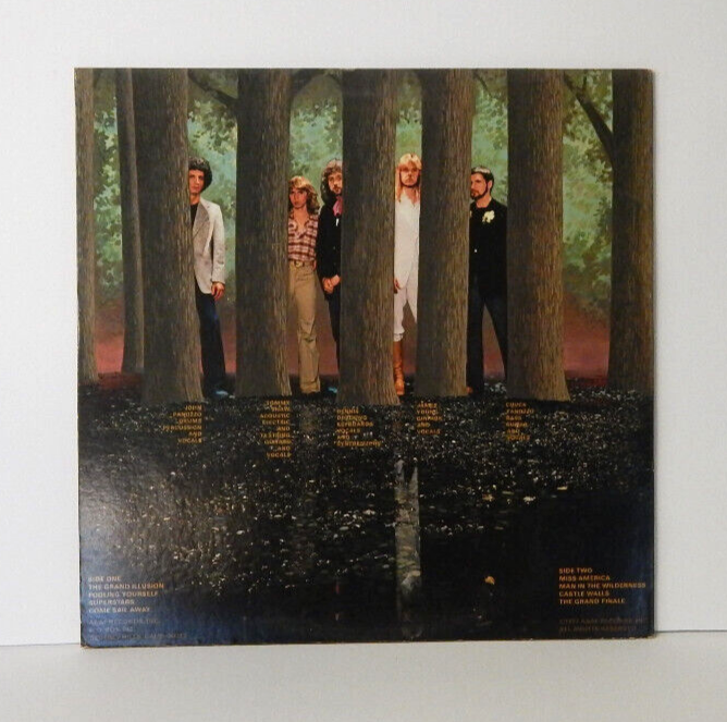 STYX The Grand Illusion Vinyl Record LP 1977 G+