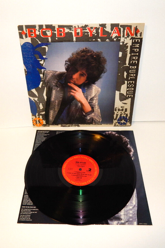 Bob Dylan Empire Burlesque LP Vinyl Record 1985 Folk Rock EX