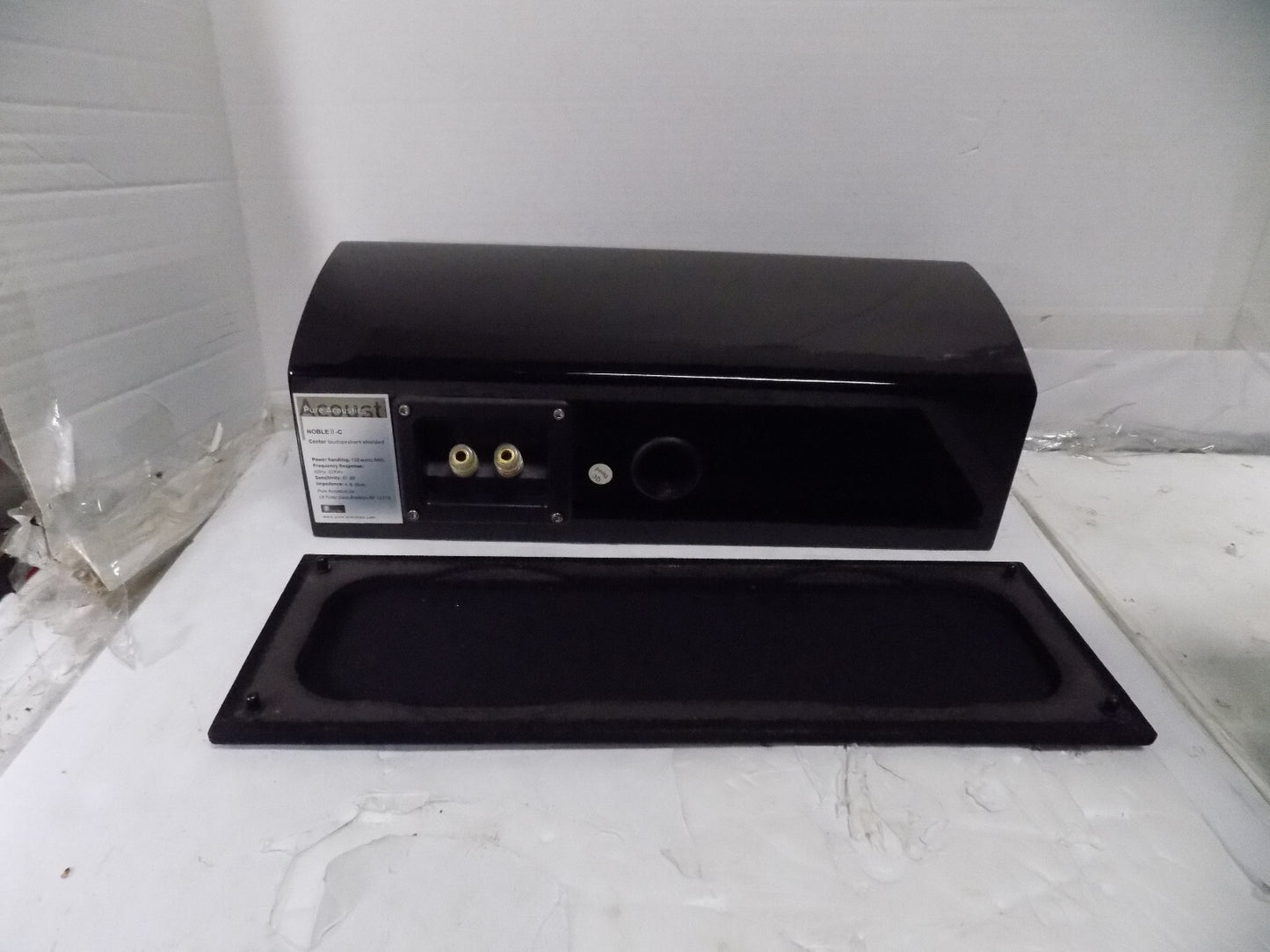 Pure Acoustics Noble II C Dual 4" 2-Way MTM Center Channel Speaker Black
