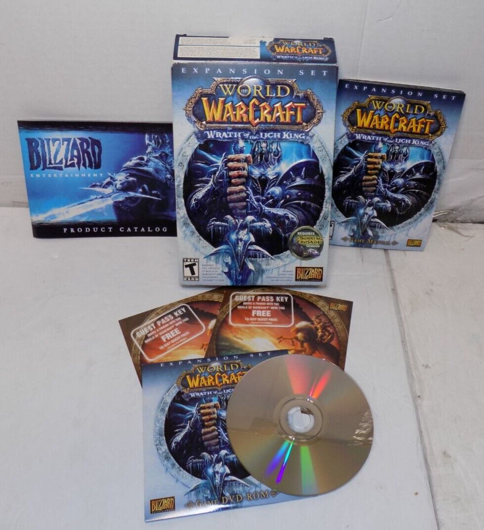 Lot of 6 World of Warcraft Games 5 Expansion Sets 1 Start Up Battle Chest PC MAC