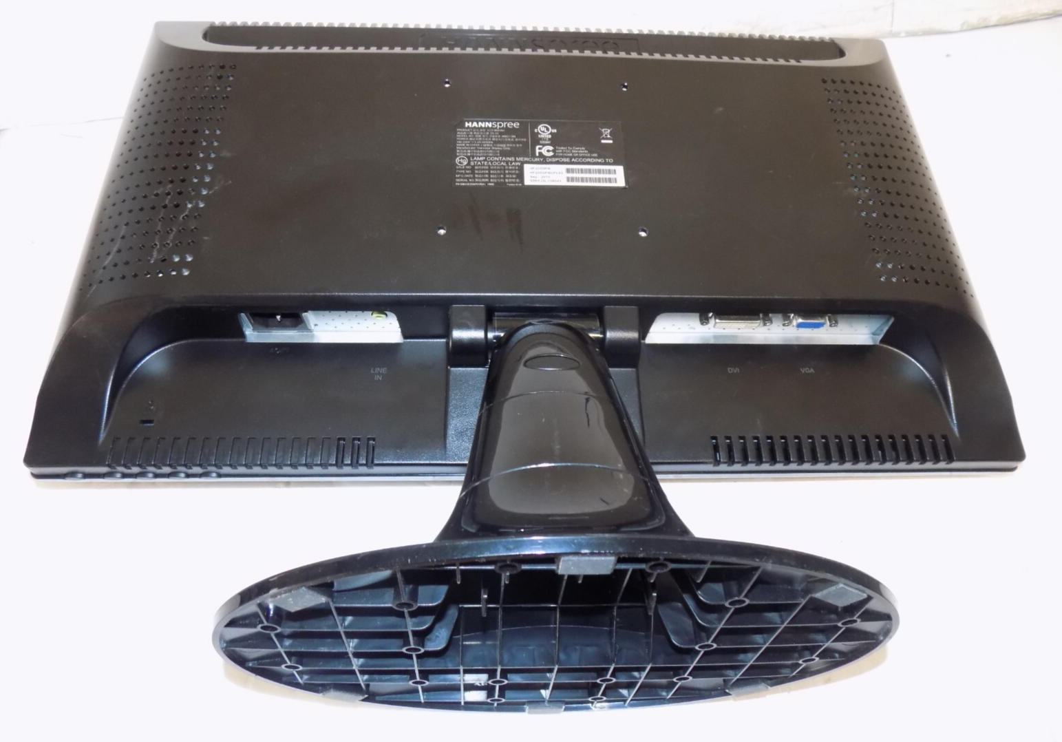 HANNspree HF205 HSG1106 20" Wide Screen TFT Color LCD Monitor w/ DVI VGA Inputs