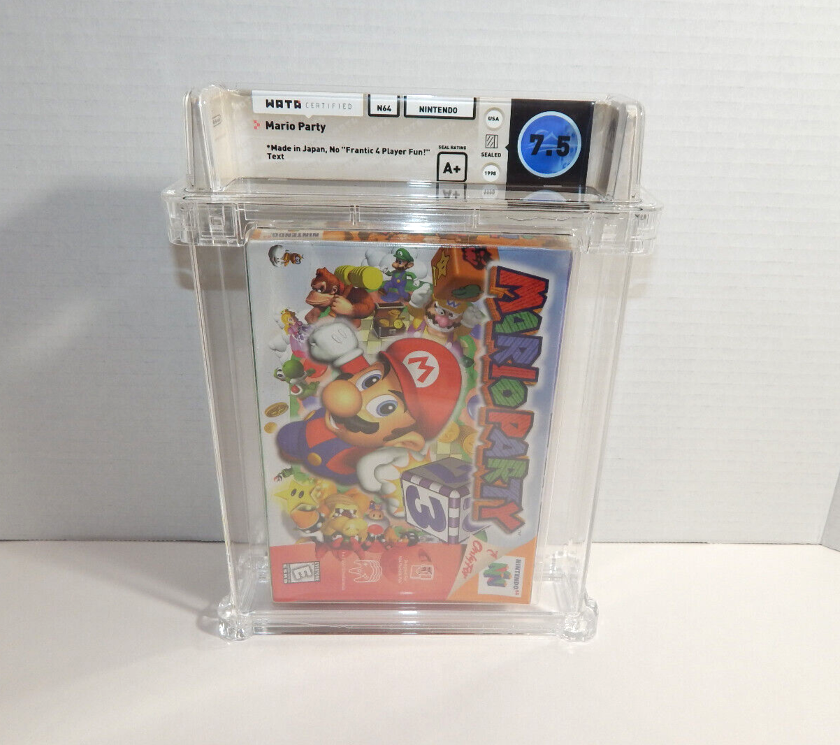WATA 7.5 A+ Mario Party Nintendo 64 N64 Sealed Brand New