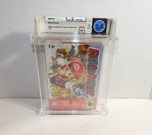 WATA 7.5 A+ Mario Party Nintendo 64 N64 Sealed Brand New
