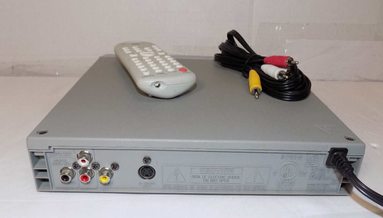 Compact Philco PVD 1000 CD DVD Player with Remote & Cables