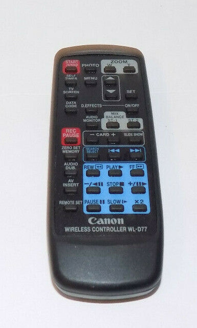 Canon Camcorder Wireless Controller WL-D77 IR Tested