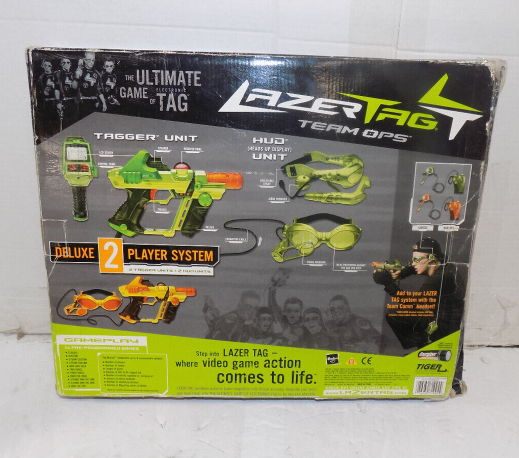 Hasbro Lazer Tag Laser Tag Team Ops Deluxe 2-Player Ultimate Tag Game 2 Guns