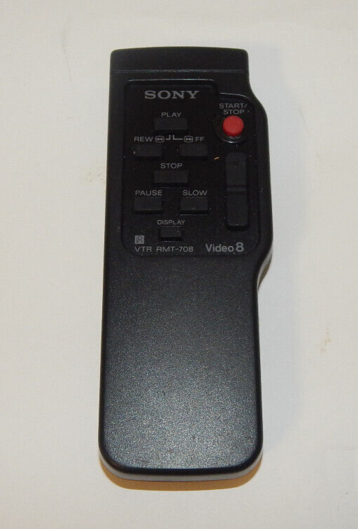 Sony VTR RMT-708 Video 8 Remote Control Handycam CCD-TRV57 IR Tested