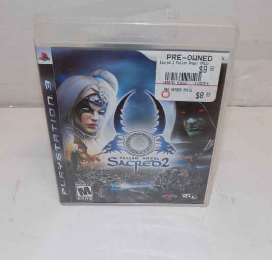 Sacred 2 Fallen Angel Sony Playstation 3 PS3 Disc and Case