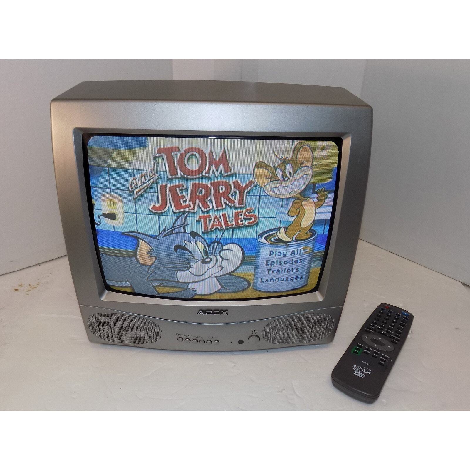 Apex AT1308 13" CRT Color TV Retro Gaming TV with Remote