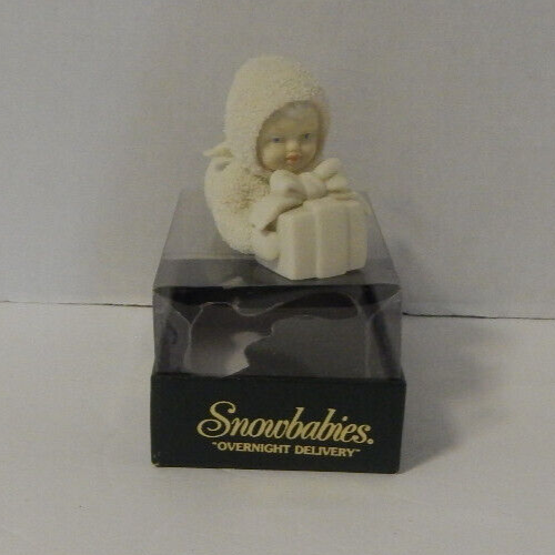 Snowbabies Overnight Delivery Christmas Ornament Department 56 1995