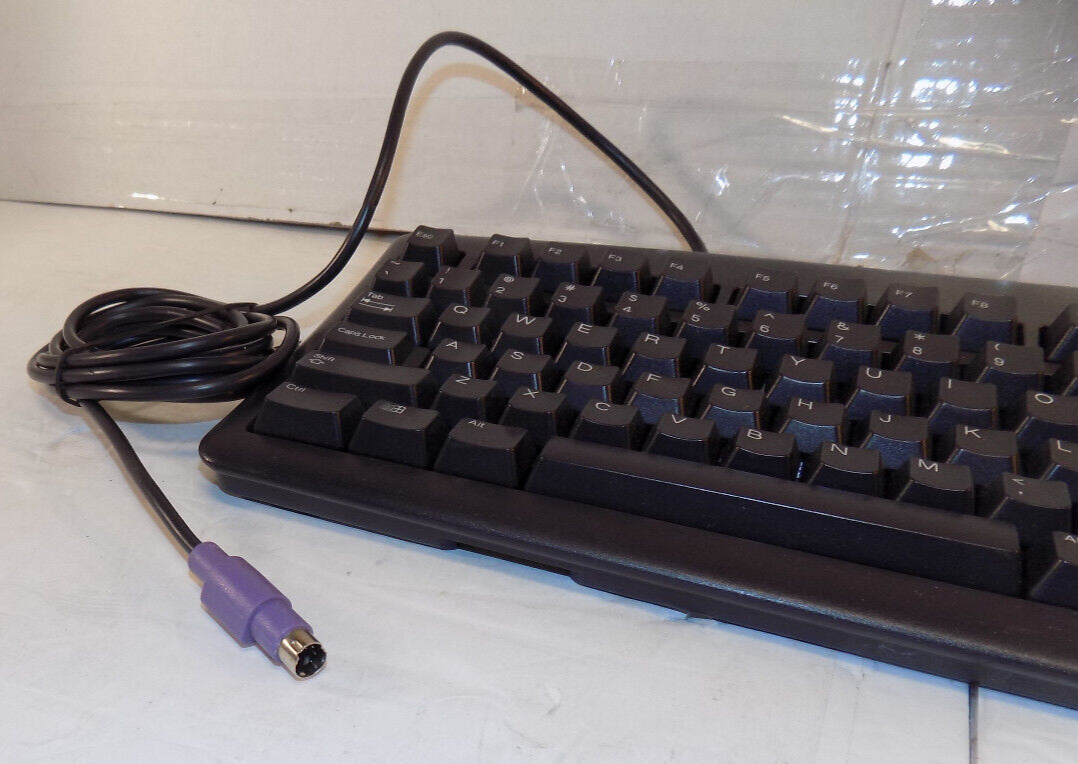 Genuine Dell SK-8110 Black PS/2 Wired Standard Desktop Computer Keyboard