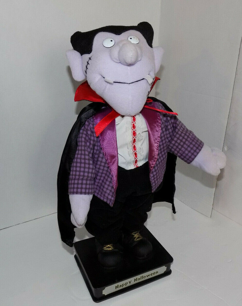 Halloween Animated Vampire Moves Sings Trick or Treat Blues 18" See Demo