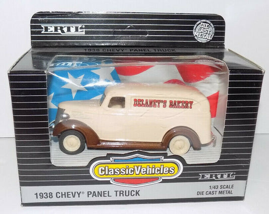 ERTL 1938 Chevy Panel Truck Delaney's Bakery 1:43 Scale