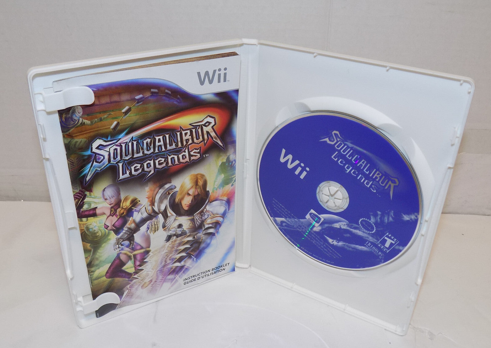 Nintendo Wii Soul Calibur Legends Video Game Complete With Manual Tested