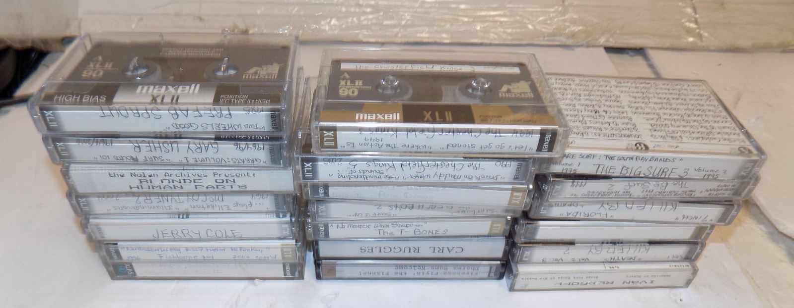 Lot of 20 Maxell XL II 90 High Bias Audio Cassette Tapes
