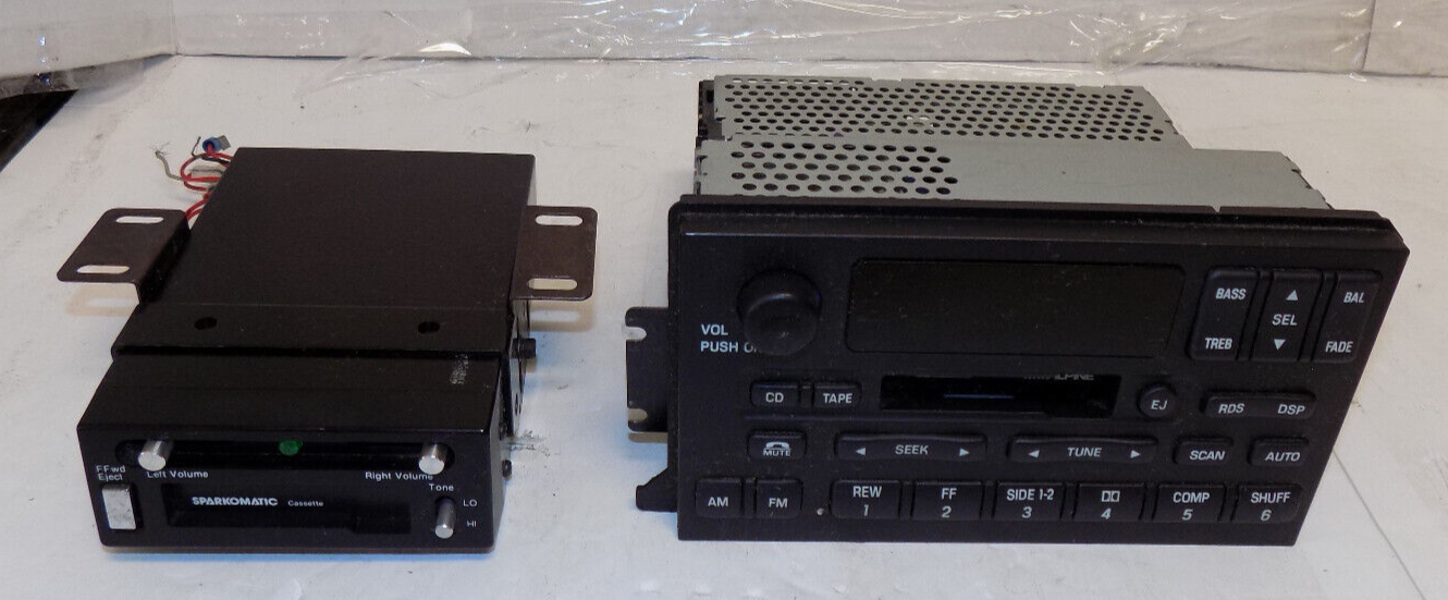 OEM Alpine Audiophile 2F3T-18C870-AA Factory Radio And Sparkomatic Cassette