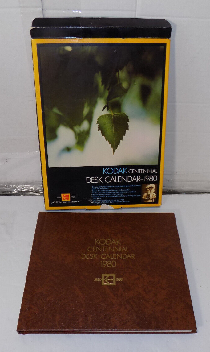 1980 Kodak Centennial Desk Calendar 1880-1980 120 Pages With Pictures