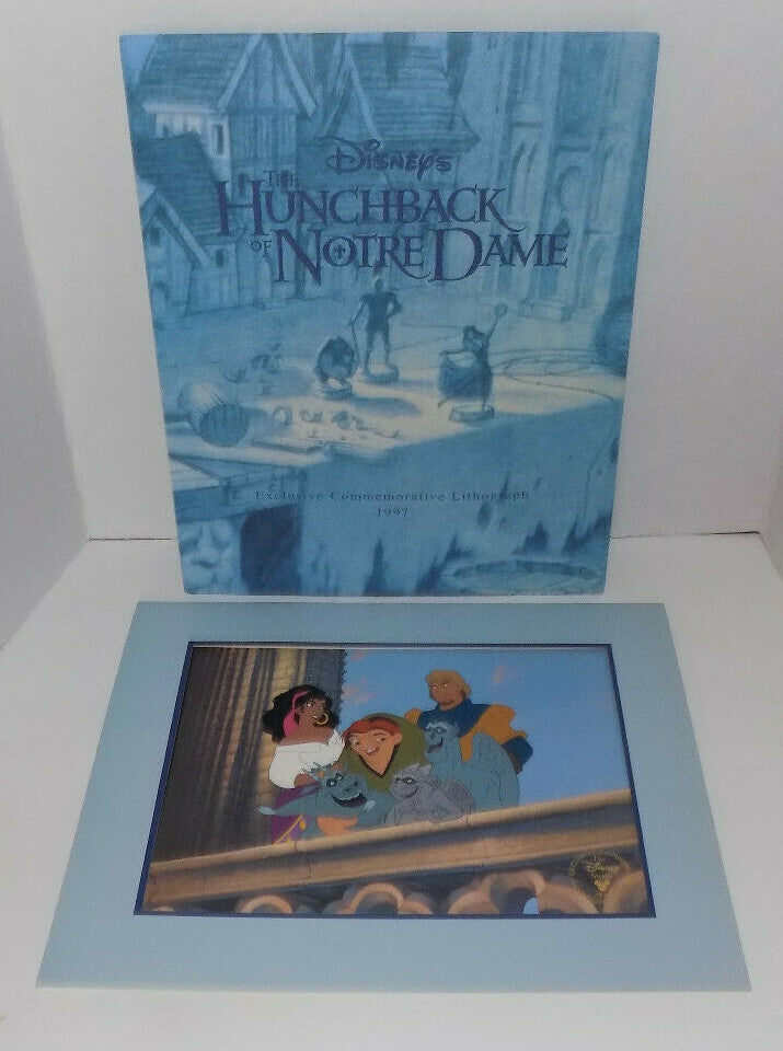 Disney's The Hunchback Of Notre Dame Commemorative Lithograph 1997