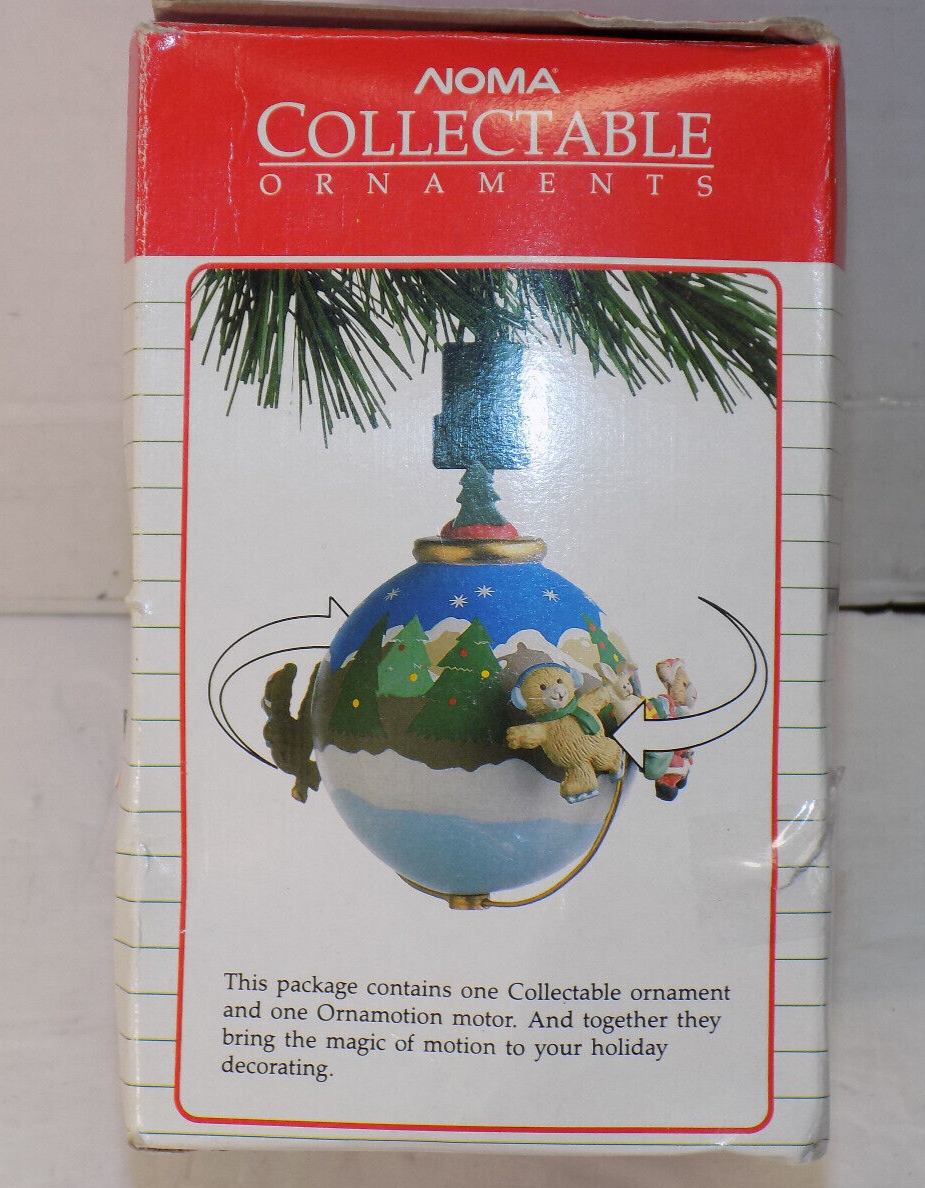 Noma ORNAMOTION Collectible Christmas Ornament Trees Bears Santa Gifts