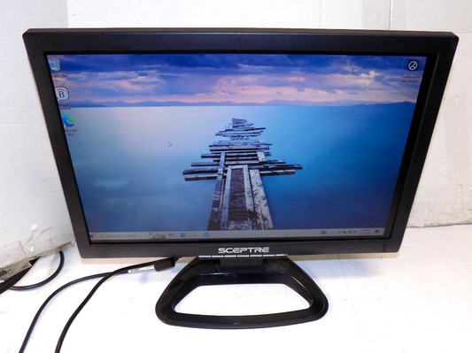 Sceptre X20WG-NAGAll 20" LCD Computer Monitor with Power Cable