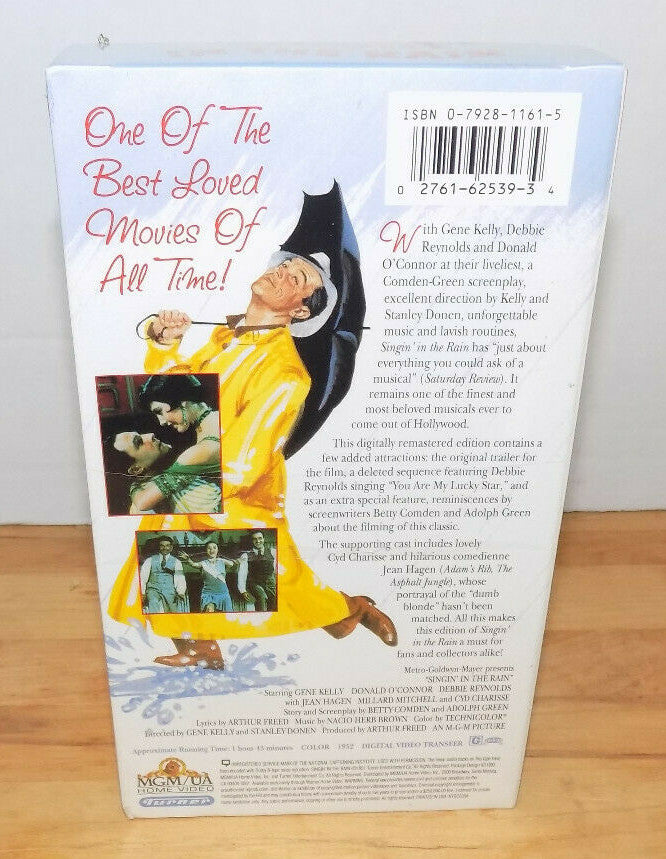 Singin' in the Rain Movie VHS Tape Factory Sealed