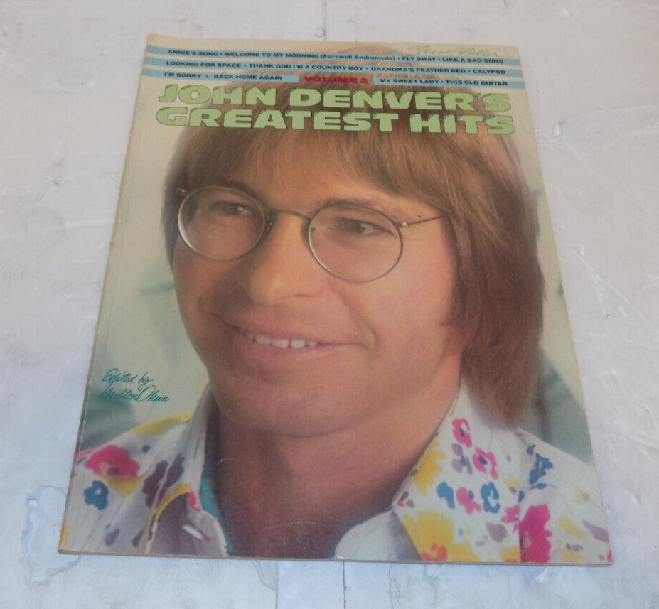 Vintage Songbook John Denver Greatest Hits Volume 2 1977 Cherry Lane