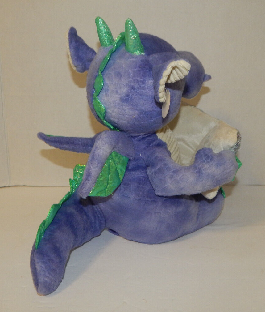 Cuddle Barn Dalton The Storytelling Dragon Plush Lights Up Moves Reads 5 Stories